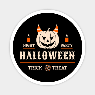 Halloween Trick or Treat Pumpkin Costume 2020 Gift Idea For Women & Men Scary Night Party Magnet